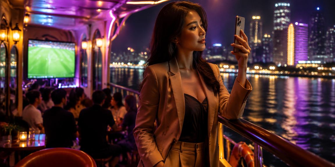 Không gian cà phê Hà Nội với người xem bóng đá trên điện thoại