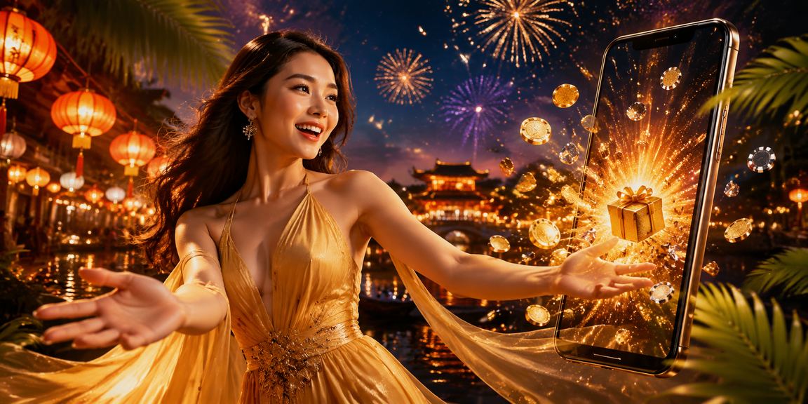 Giao diện casino trên di động giữa không khí chợ đêm Huế