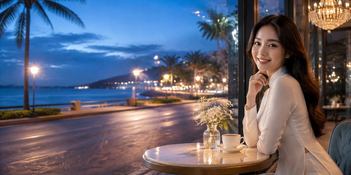 Không gian game bài ở Mũi Né với áo dài tạo cảm giác casino Việt